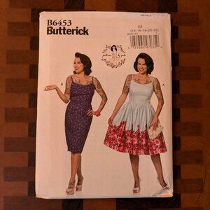 Butterick 6453 - Uncut - Patterns by Gertie - Sizes 14-22 - Princess seam dress
